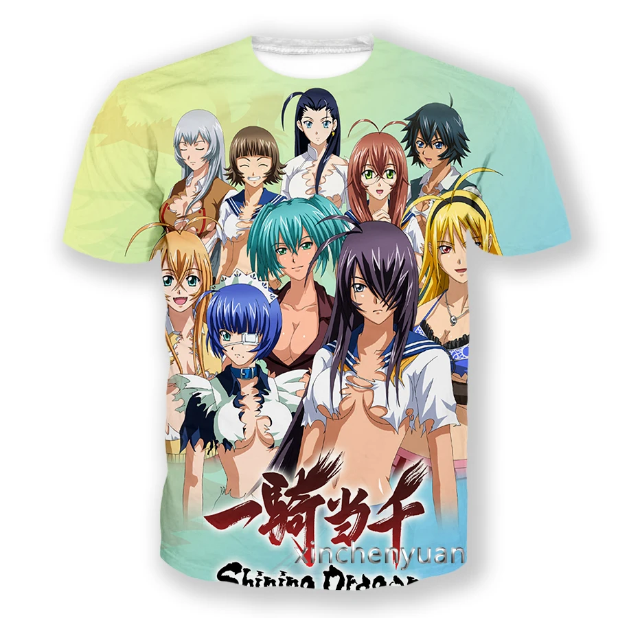 

Xinchenyuan аниме Ikkitousen 3D печать мужская футболка хип-хоп женская футболка унисекс Одежда Топы Поставщики для прямой поставки A44