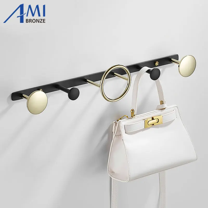 Твердый латунный крючок для одежды оборудование ванной комнаты крючки халата