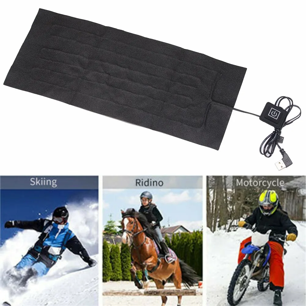 USB Electric Heating Cloth Paste Pad Heated Pads Winter Warmer Fast-Heating Warmer Pad For Cloth Vest Jacket Shoes Socks