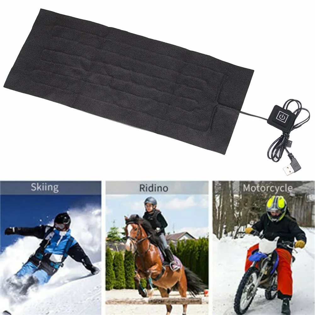 

USB Electric Heating Cloth Paste Pad Heated Pads Winter Warmer Fast-Heating Warmer Pad For Cloth Vest Jacket Shoes Socks