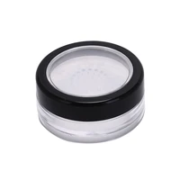 1pc 10g portable plastic powder box handheld empty loose powder pot with sieve cosmetic travel makeup jar sifter container