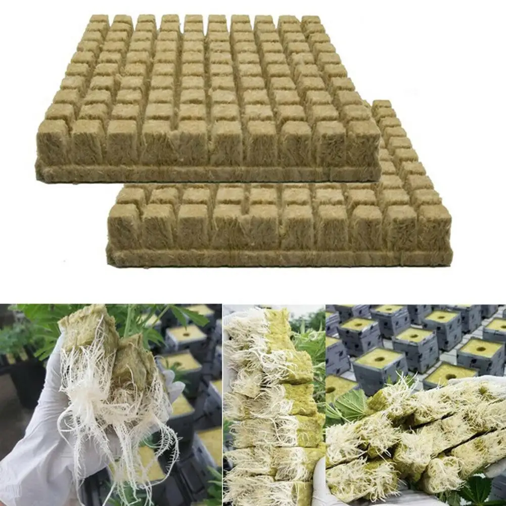 

2Pcs 1/1.5/2/4inch Breathable Hydroponics Seed Seedling Grow Blocks Culture Base Medium Soilless Planting Supplies