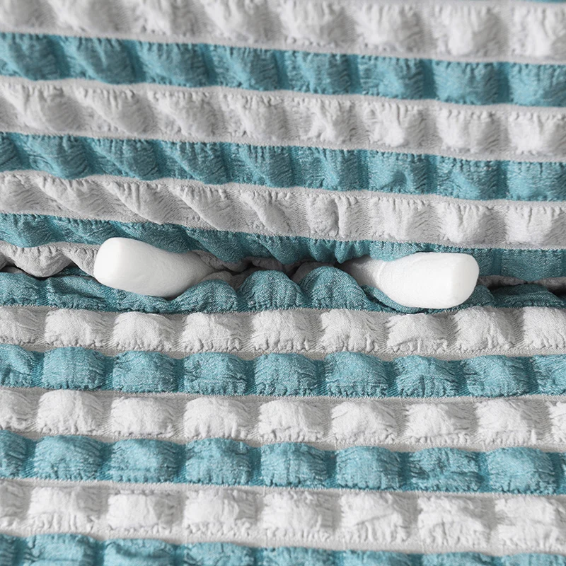 Высокий эластичный для дивана чехол Seersucker Ткань 95% полиэфирное волокно + 5%