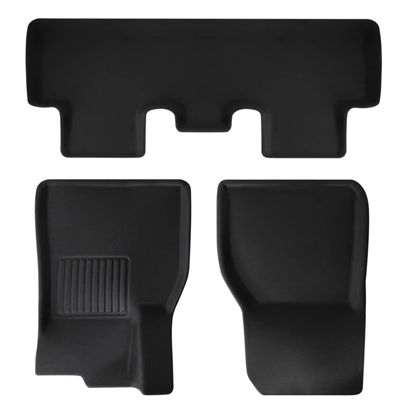 

Всесезонные коврики для Tesla Model Y 2020 2021, водонепроницаемые Нескользящие модифицированные автомобильные коврики, напольные коврики