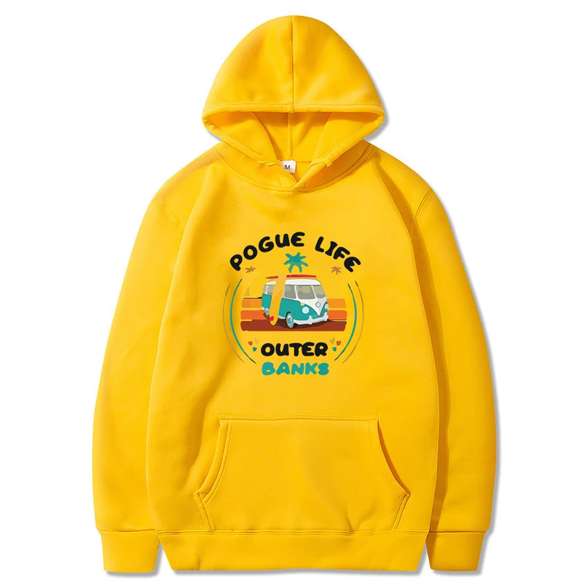 

Outer Banks Pogue Life Hoodie Sudaderas Casual Kawaii Cartoon Streetwear Sweatshirt Anime Hoodies Vintage Grunge Clothes Women