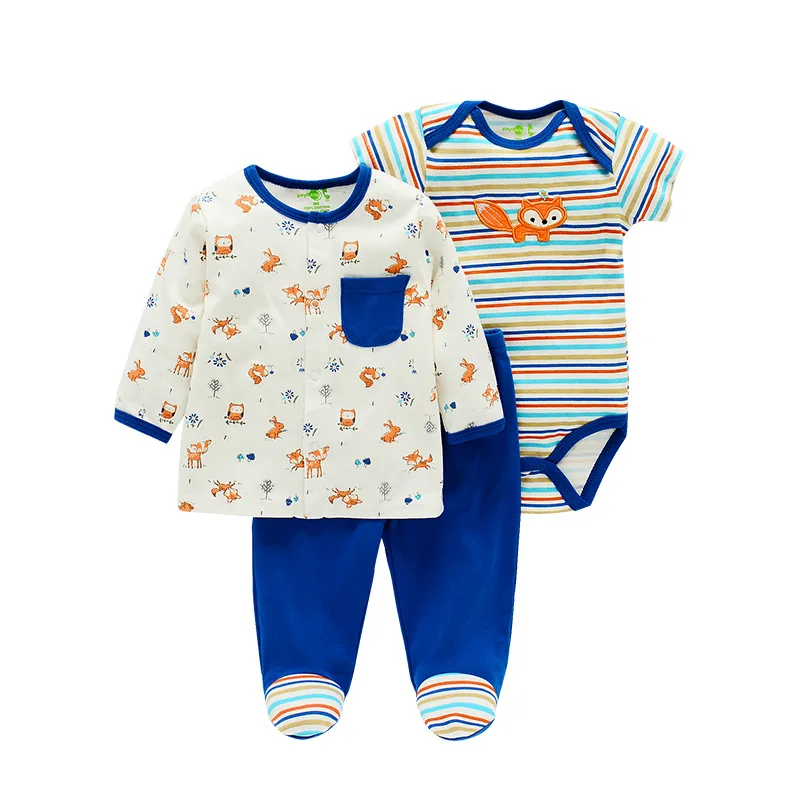 Комплекты детской одежды Супермягкие хлопковые костюмы для мальчиков комплект