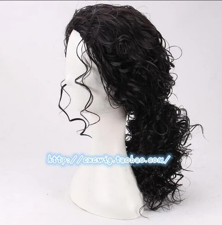 Halloeen Мужская в стиле Майкла Джексона Косплэй черный парик вечерние Майкл ролевая