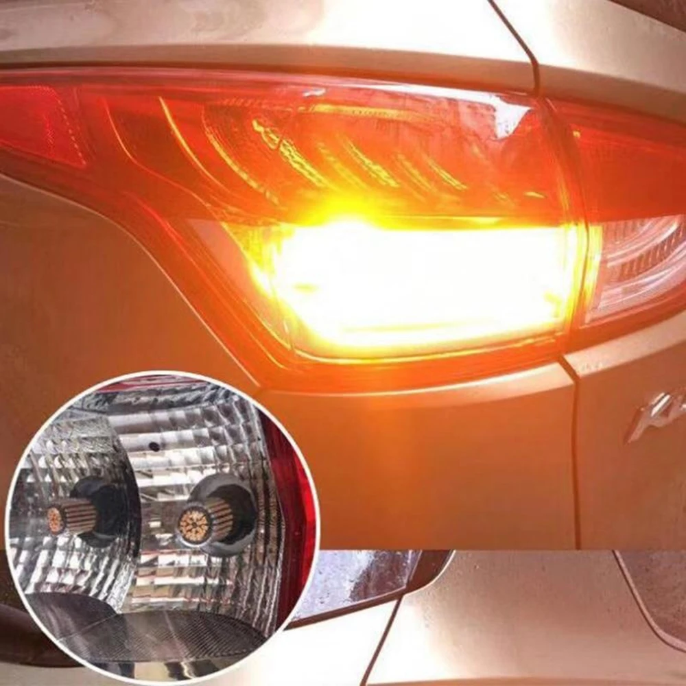2 шт. T20 7440 W21W светодиодный автомобильный сигнал поворота светильник 3014 144 Smd CanBus