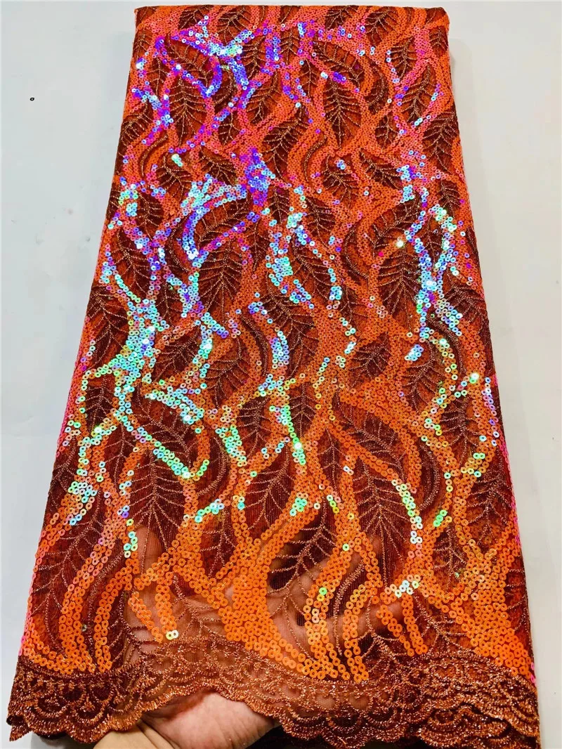 

latest french lace with sequins wholesale african tulle lace for party dress