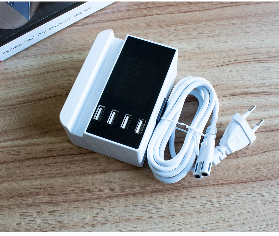 Подставка для телефона 4 порта USB зарядное устройство быстрозарядная станция концентратор умный рабочий стол разъём адаптера питания для телефона планшета Xiaomi samsung S9