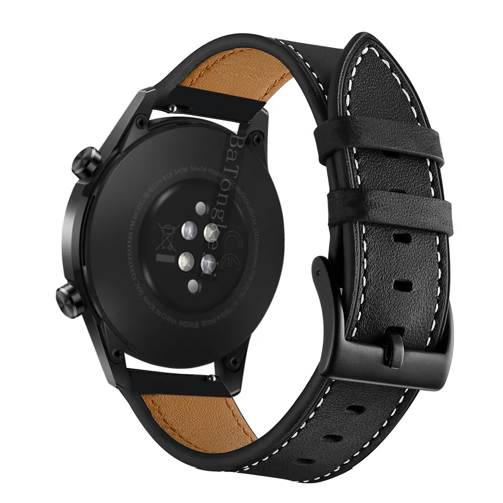 Ремешок из натуральной кожи для наручных часов сменный Браслет Samsung Galaxy Watch 4 40/44