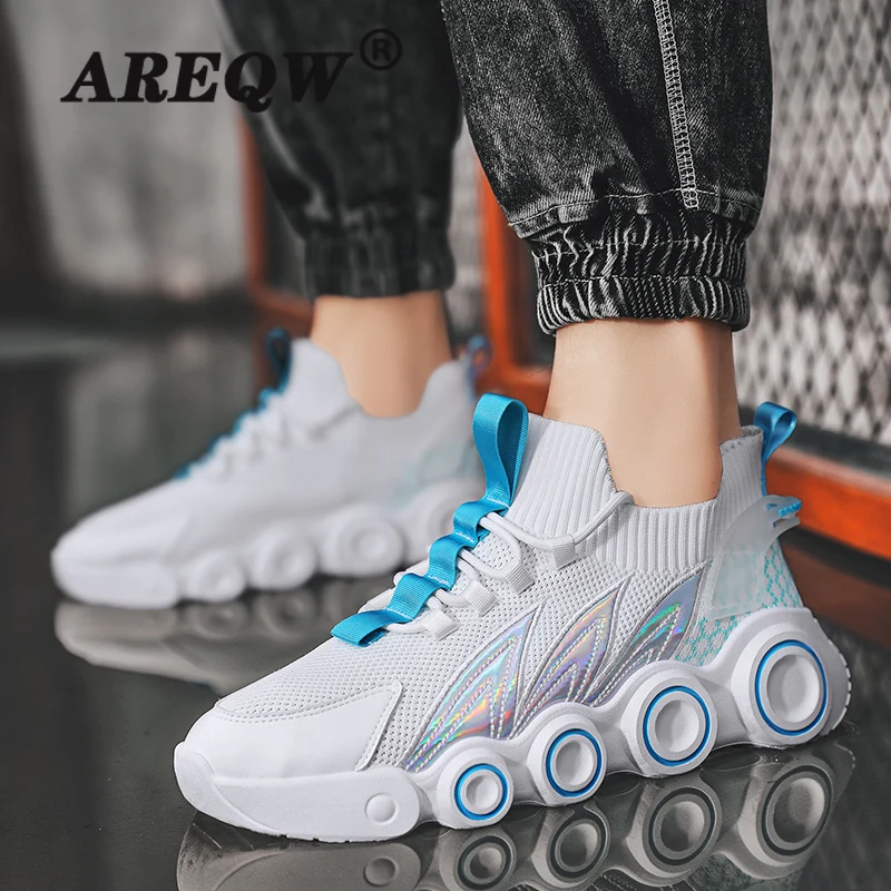

Summer Breathable Men's Shoes New 2021 Thick-soled Increased Casual Shoes Sports Shoes Men's Trendy Shoes