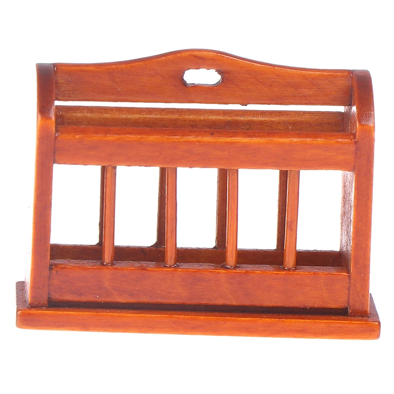 1:12 Dollhouse Miniature Mini Wooden Furniture Newspaper Book Basket Model wooden furniture school things book |