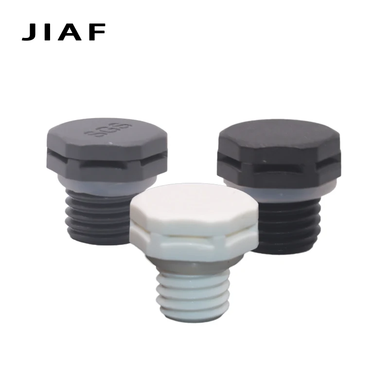 

JIAF 10Pcs M5-M40 Plastic Waterproof Air Vent Valve Nylon Led Lamp Vent Plug E-PTFE M5 M6 M8 M10 M20