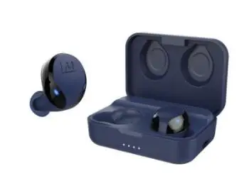Оригинальные MEE x10 tws настоящие беспроводные наушники-вкладыши hifi IPX5 bluetooth 5,0 наушники с зарядным чехлом с коробкой PK M6 pro 2nd - Цвет: blue