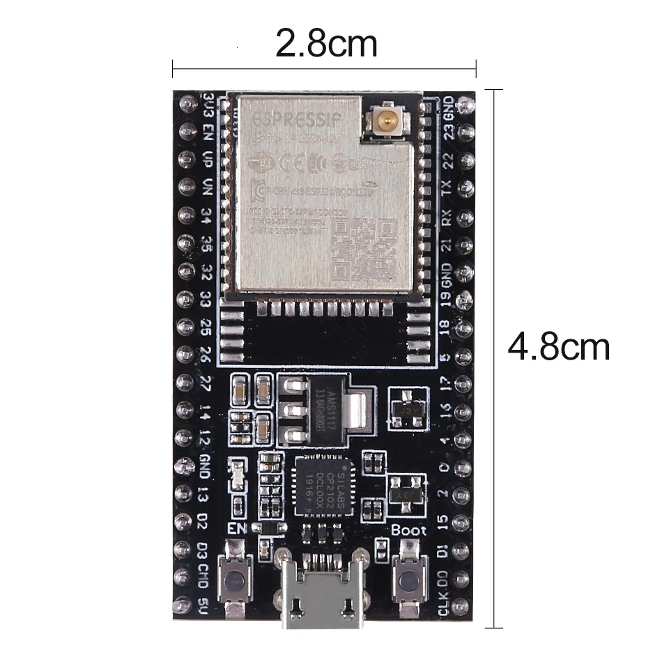 Aokin ESP32-DevKitC основная плата ESP32 макетная плата ESP32-WROOM-32D ESP32-WROOM-32U аксессуары для модуля