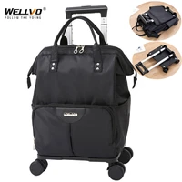 multicuntion trolley bag large waterproof travel duffle foldable luggage organize bags wheels carry on trip suitcase xa102c
