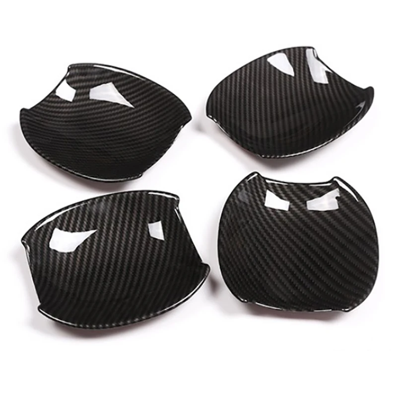 Автомобильная боковая дверная ручка из углеродного волокна крышка для внешней