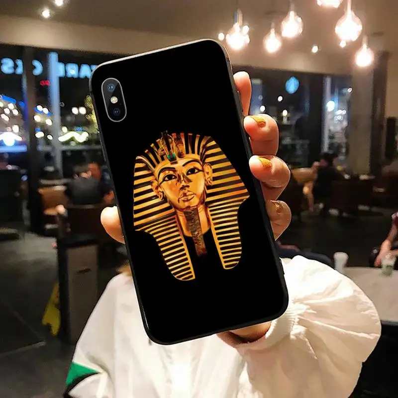 

Egypt Pharaoh fashion pattern luxury shell Phone Case for iPhone 11 12 pro XS MAX 8 7 6 6S Plus X 5S SE 2020 XR