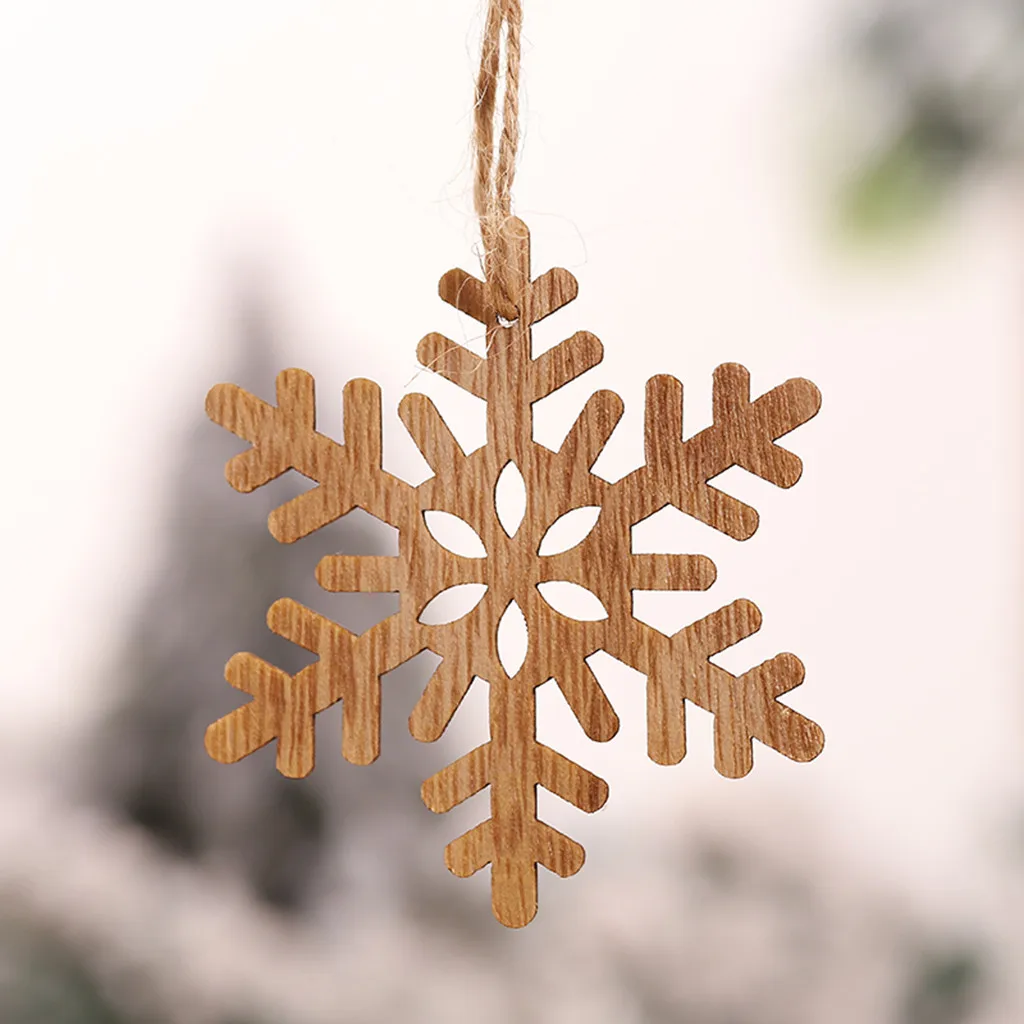 3 шт. рождественские деревянные подвесные Подвески елочные украшения лося ангел