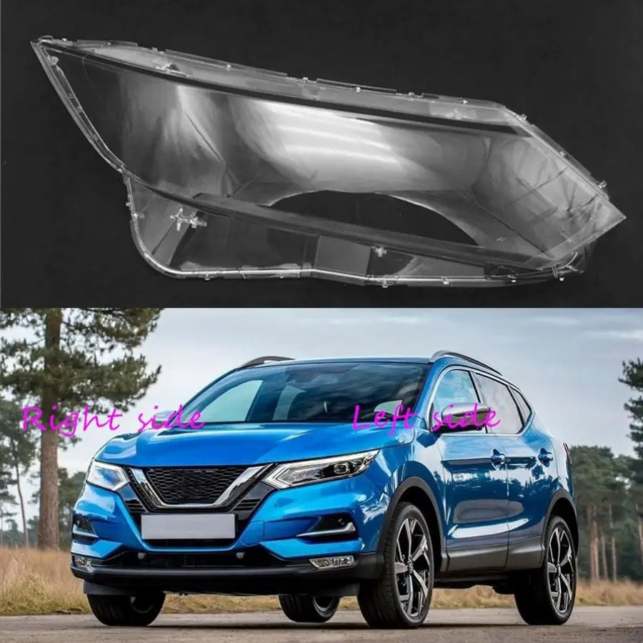 

Автомобильный налобный фонарь для Nissan Qashqai 2019 2020 автомобильный налобный фонарь налобный объектив Автомобильный корпус крышка