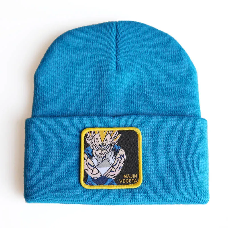 Majin Vegeta Beanies шапка для мужчин женщин Dragon Ball Z вязанная шапка с вышивкой хип хоп шапка