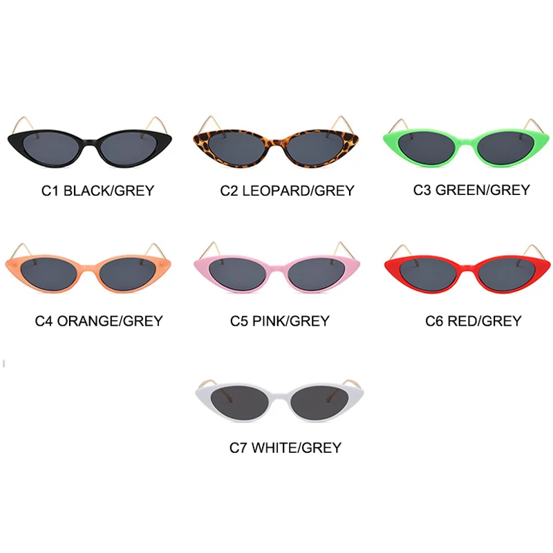 

Ladies Cat Eye Sunglasses Women Brand Designer Fashion Small Frame Sun Glasses for Female Trend Glasees UV400 O5