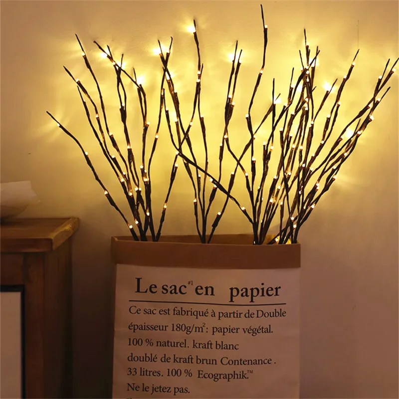 

Christmas Decoration Branch Garland Led Christmas Lights Indoor Fairy Lights Garland on Batteries New Year Decoration Kerst Noel