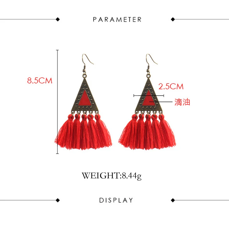14 цветов богемные висячие серьги-подвески 2020 для женщин женские этнические