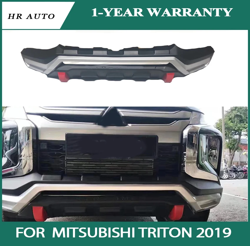 

Подходит для MITSUBISHI TRITON 2019 комплект защиты бампера кузова автомобиля ABS пластик защита переднего бампера