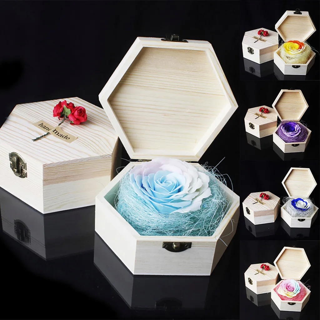 Креативный подарок на день Святого Валентина вечный цветок розы мыло