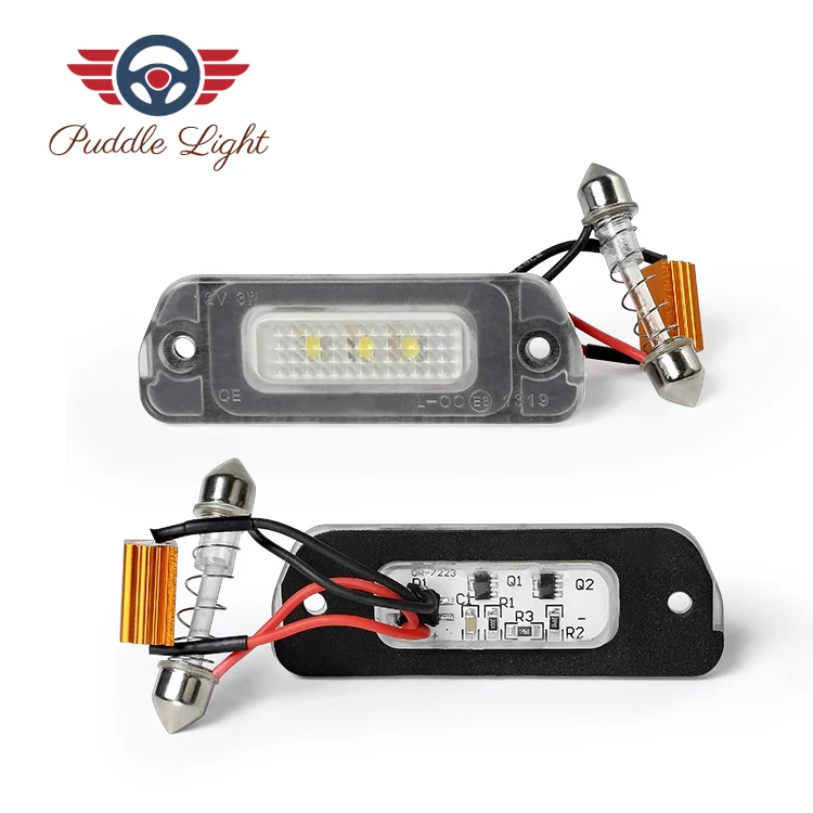 2x 3SMD CAN-bus светодиодный номерной знак светильник для Mercedes-Benz AMG W164 X164 W251 GL350 GL450 GL500 GL550 ML320 ML450 R350