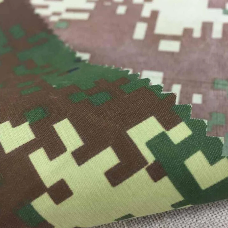 100 см * 150 дешевая полиэфирная персиковая ткань с принтом для военной камуфляжной