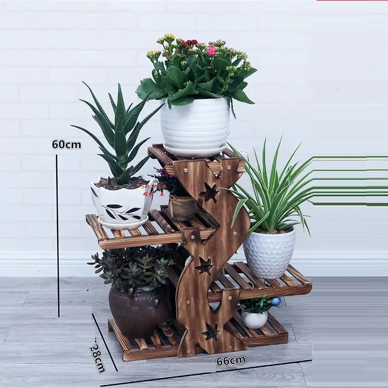 Крытый Estante Para Plantas Plantenstandaard деревянные садовые полки для горшка растения на