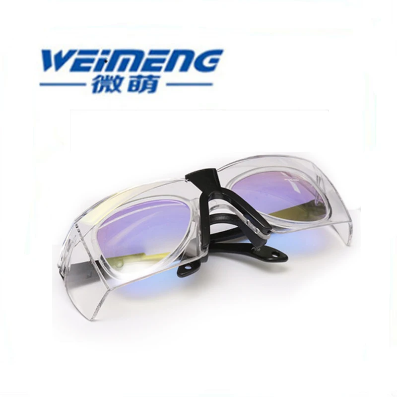 Weimeng брендовые лазерные защитные очки CO2 9900nm 11000nm двухслойные светоотражающие с