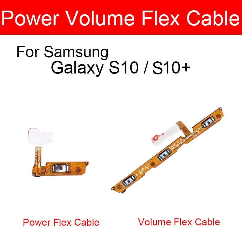 

Шлейф громкости для Samsung Galaxy S10 S10 + Plus кнопка включения/выключения питания гибкий ленточный кабель Замена ремонта