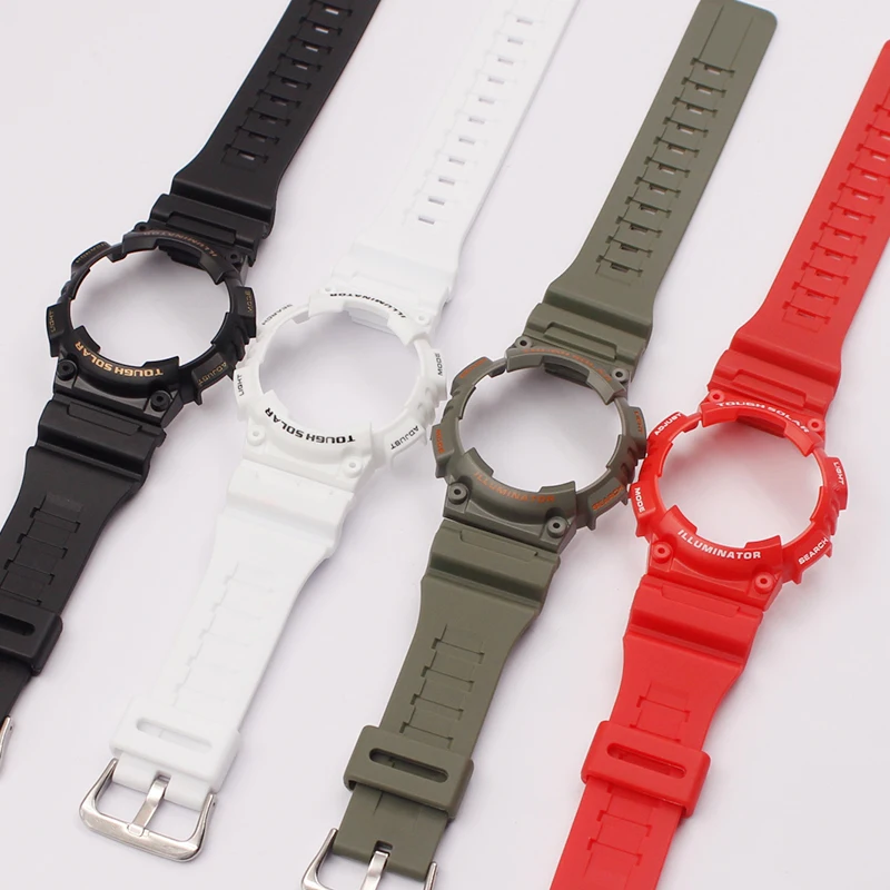 Аксессуары для часов CASIO AQ-S810 AQ S800 спортивный водонепроницаемый чехол для часов Ремешок для мужчин и женщин ремешок