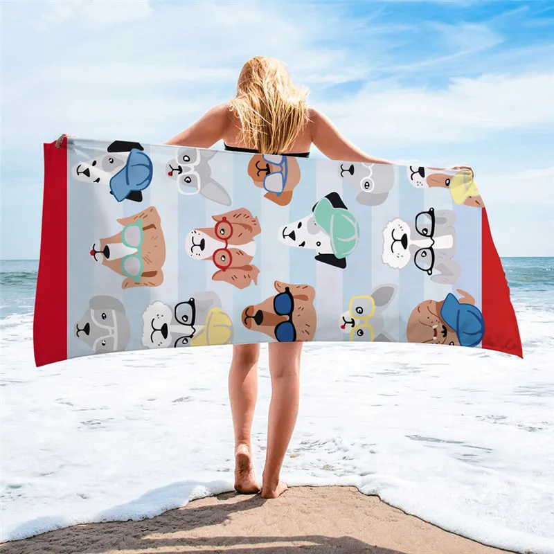 Стильная футболка с изображением персонажей видеоигр пляжные мягкое полотенце