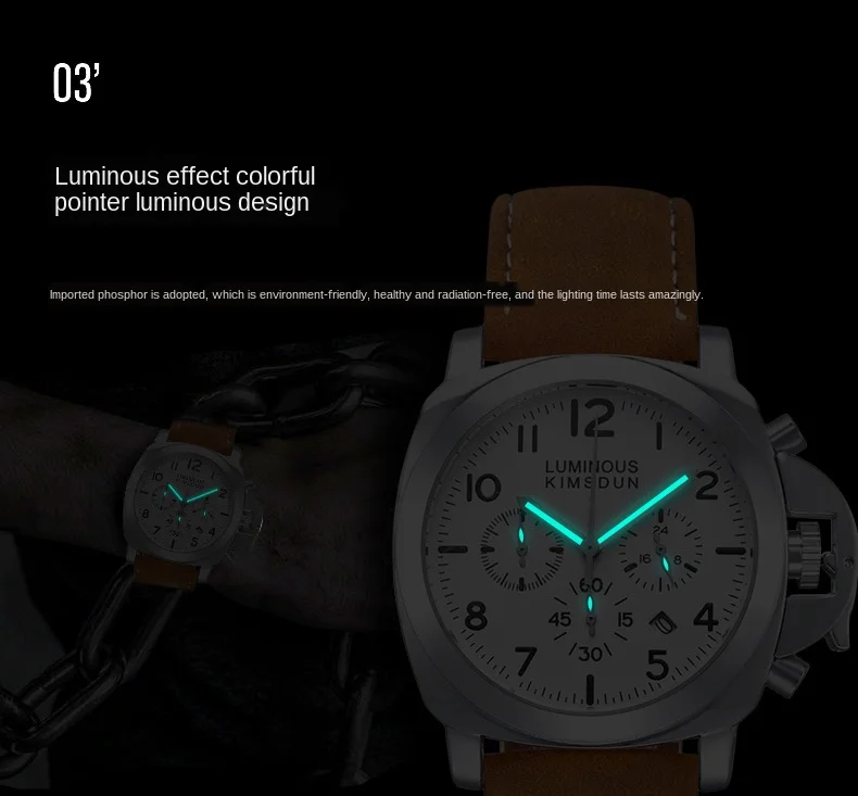 

KIMSDUN Brand 2021 New Watches Men Women Chronograph Quartz Luminous Clock Stainless Steel Fashion Waterproof Watch Hombre Mujer
