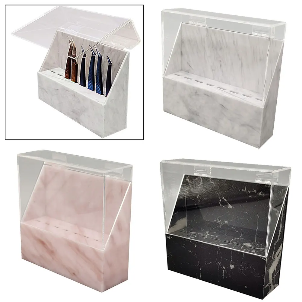 

Tweezer Stand Holder Eyelash Extension Tweezer Storage Holder 8 Hole Tweezers Display Organizer Case Stand for Tweezers Display