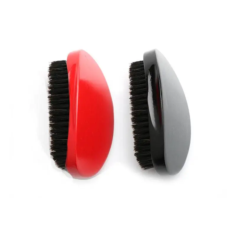 

1PC Beard Brush Wooden Handle Short Men's Shaving Boar Grooming Bristles Beard Brush