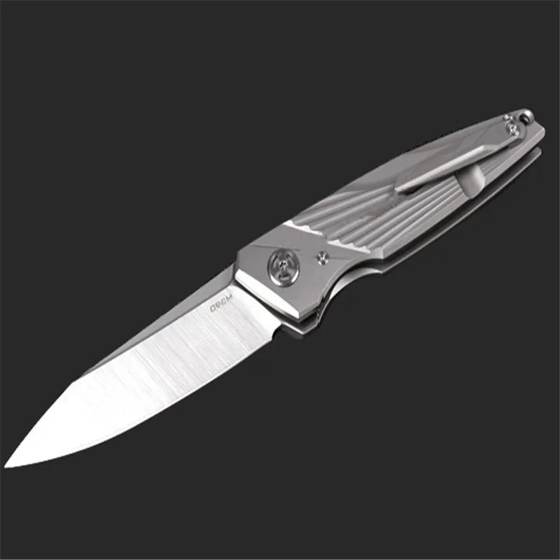 

Складной нож высокого качества M390 Ultimate bird, рукоятка из титанового сплава, наружный инструмент для самообороны, для повседневного использов...