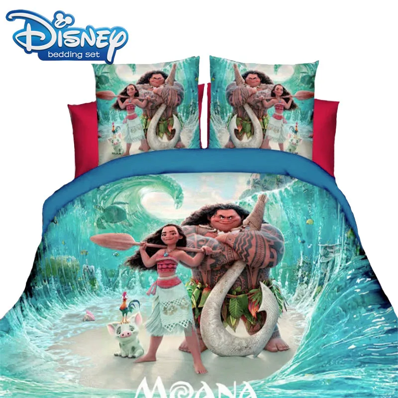 Постельное белье принцессы Моана домашний текстиль для девочек постельное