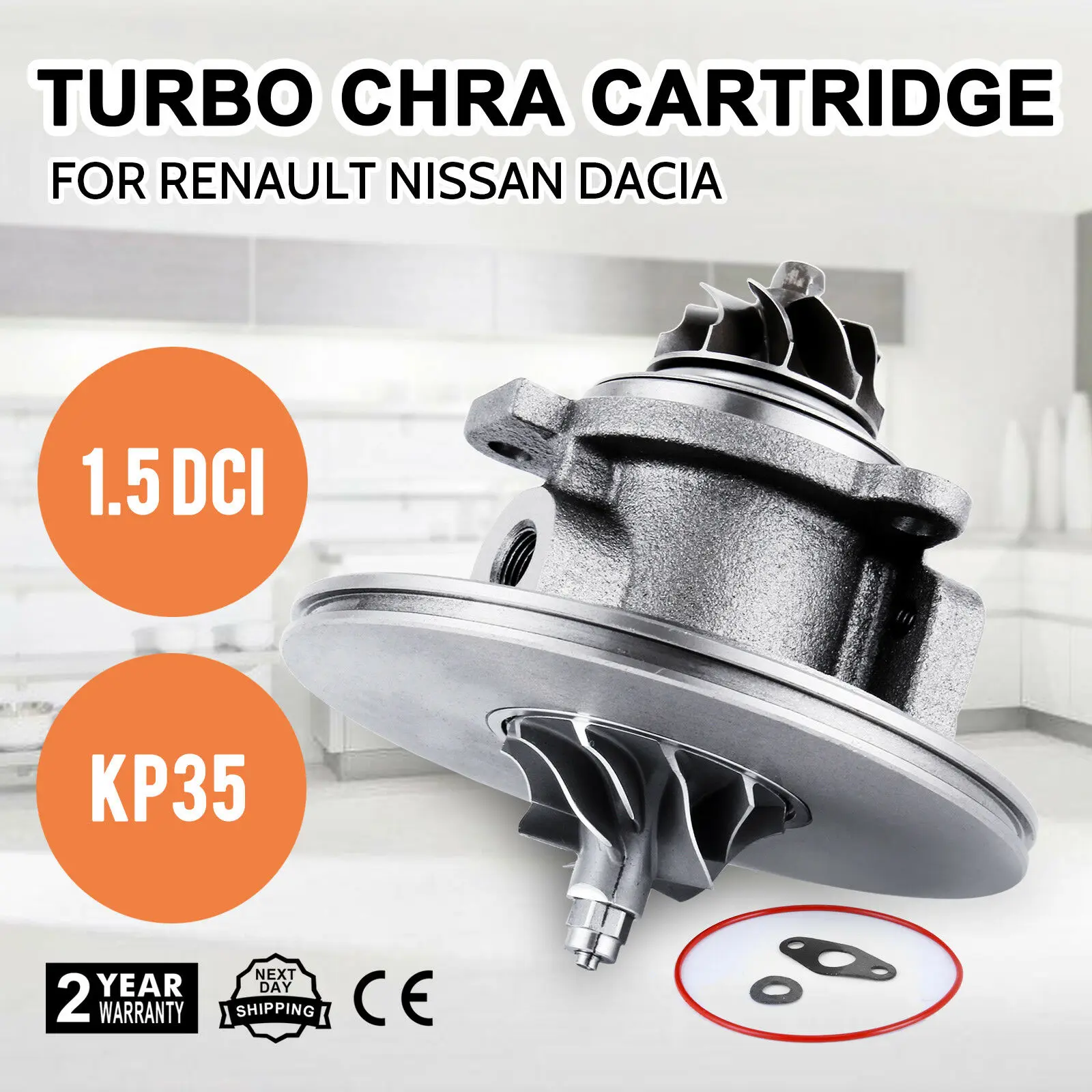 Турбозарядное устройство KP35 54359880000 картридж CHRA для Renault Clio Kangoo 1 5 DCI|Запчасти