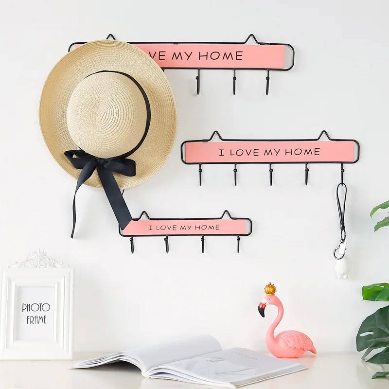 Zakka японский стиль твердой древесины креативный настенный крючок магазин одежды