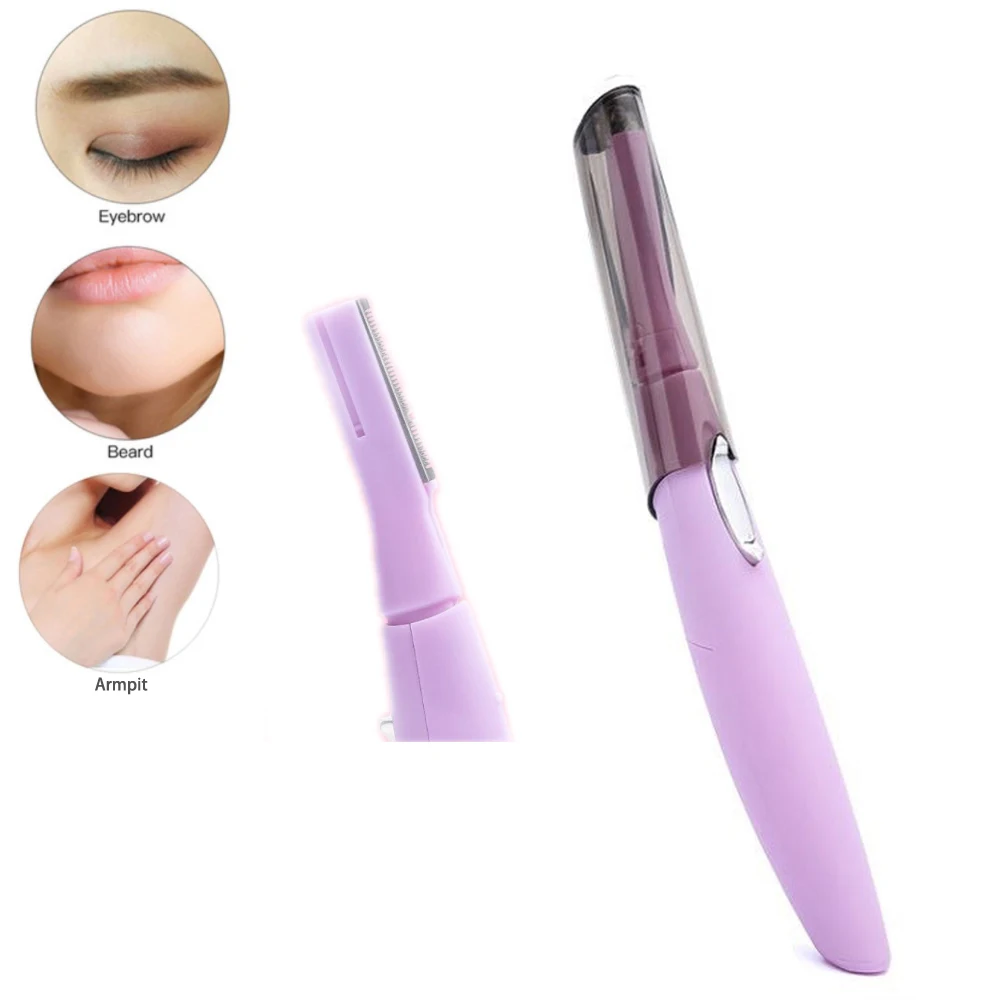 Мини электробритва для бровей триммер макияжа безболезненный эпилятор бритв