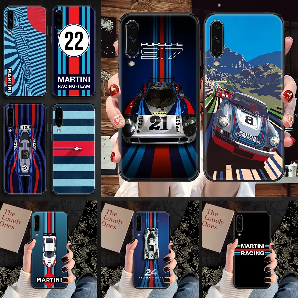 

Martini Racing Phone case For Samsung Galaxy A 3 5 7 8 10 20 21 30 40 50 51 70 71 E S 2016 2018 4G black soft hoesjes art shell