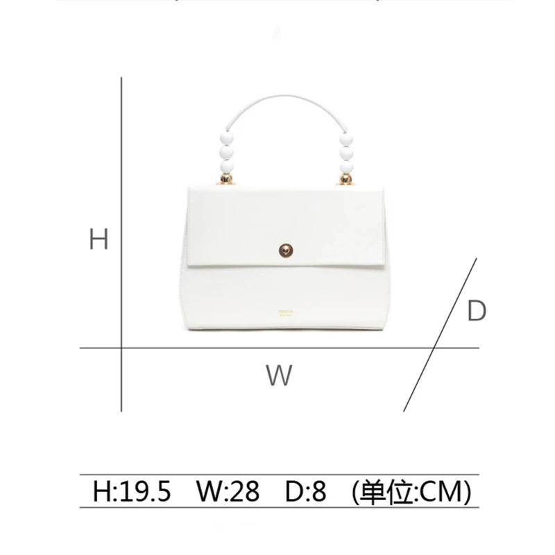 Акриловая сумка из бисера винтажная Женская сумочка с клапаном сумки на плечо