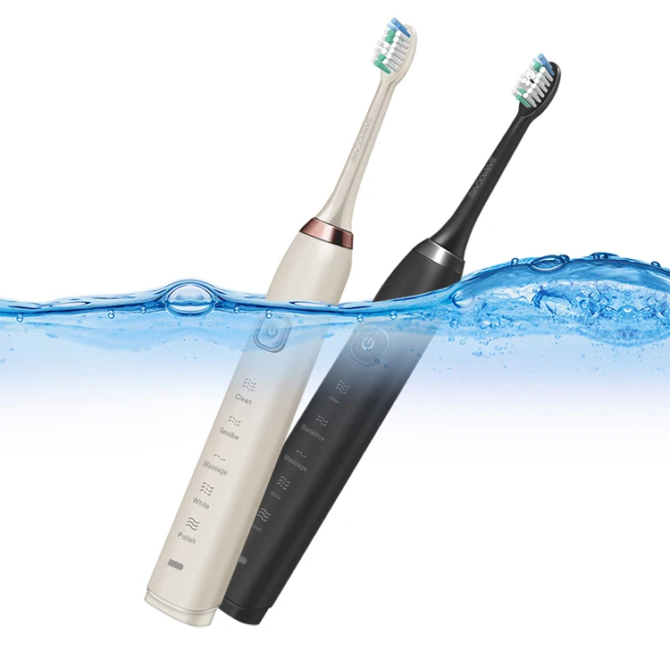 Sarmocare электрическая зубная щетка для взрослых USB Sonic перезаряжаемые зубные щетки с 3 сменными головками умный таймер водонепроницаемый
