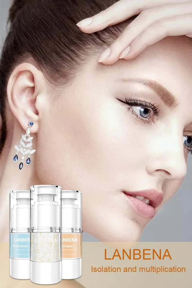 LANBENA праймер для лица основа макияжа эссенция Сыворотка гиалуроновая кислота VC 24K